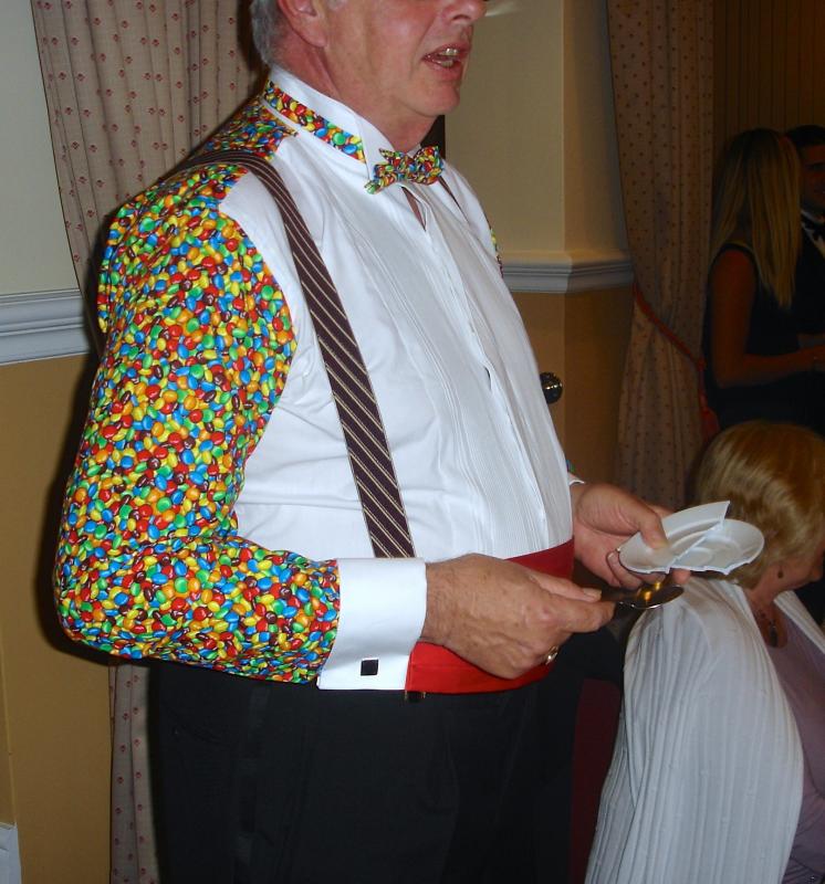 President's Night 2011/12 - Rtn. Roy Treloar, Master of Ceremonies attempts to call for order
