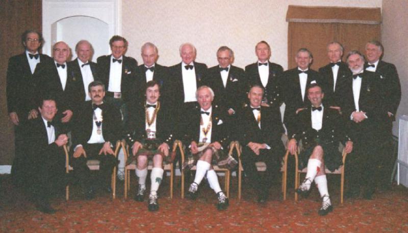 Pictures from the Past - President Peter Murchison at Ball