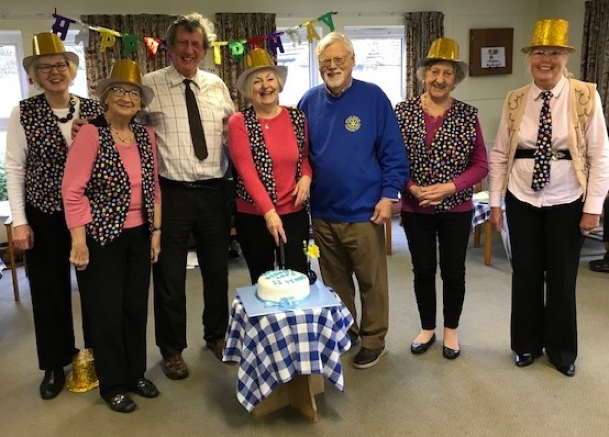 Mar 2022 Girton Memory Cafe with Entertainment - Our 11th Birthday - Richard and cafe regular John join the Allsorts
