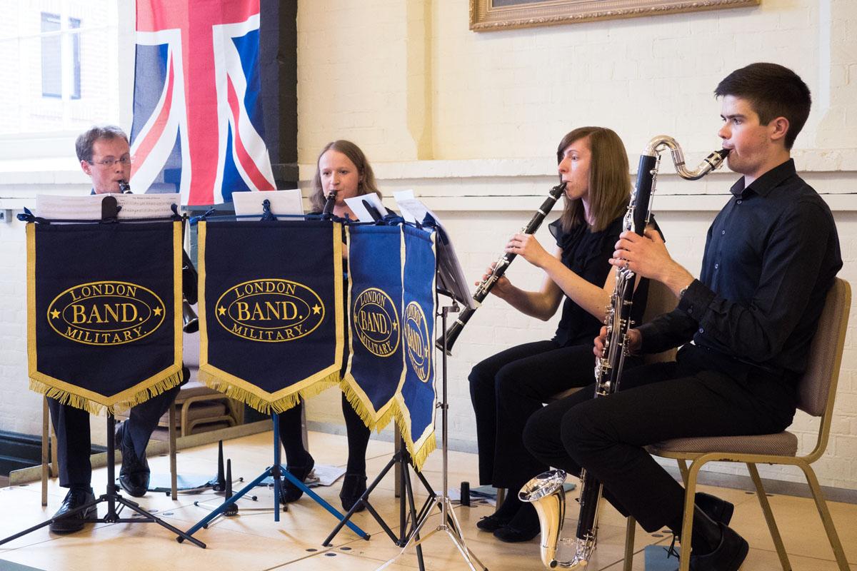 The Queen's Birthday celebrations in the Town Hall. - 