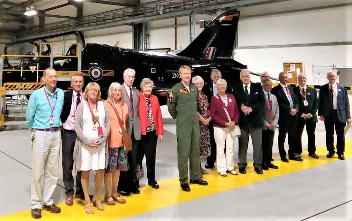 Rotary visit to RAF Valley - Two prints for the Officers’ Mess, presented by President Rosalind Hopewell