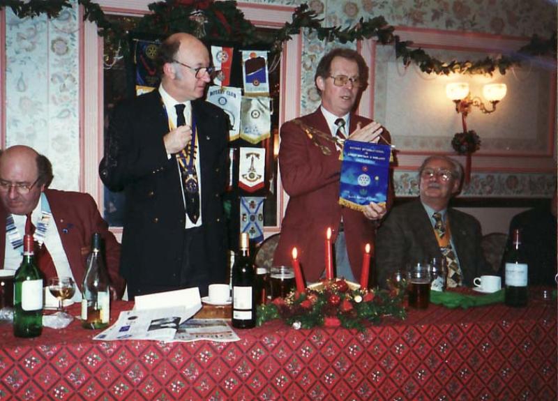 1996 Visit of RIBI President to RC of Southport Links - RC Southport Links Visit of RIBI President 1996 1