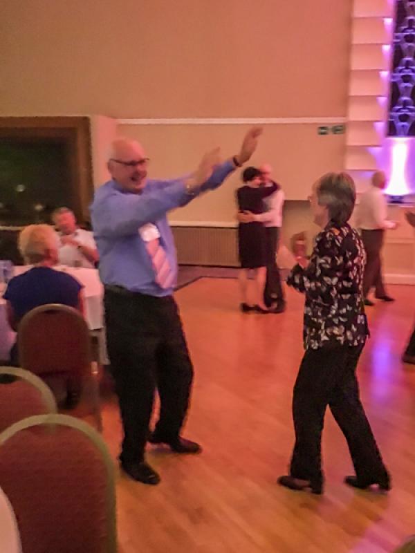 District 1285 Conference - Bill and Mary take to the dance floor