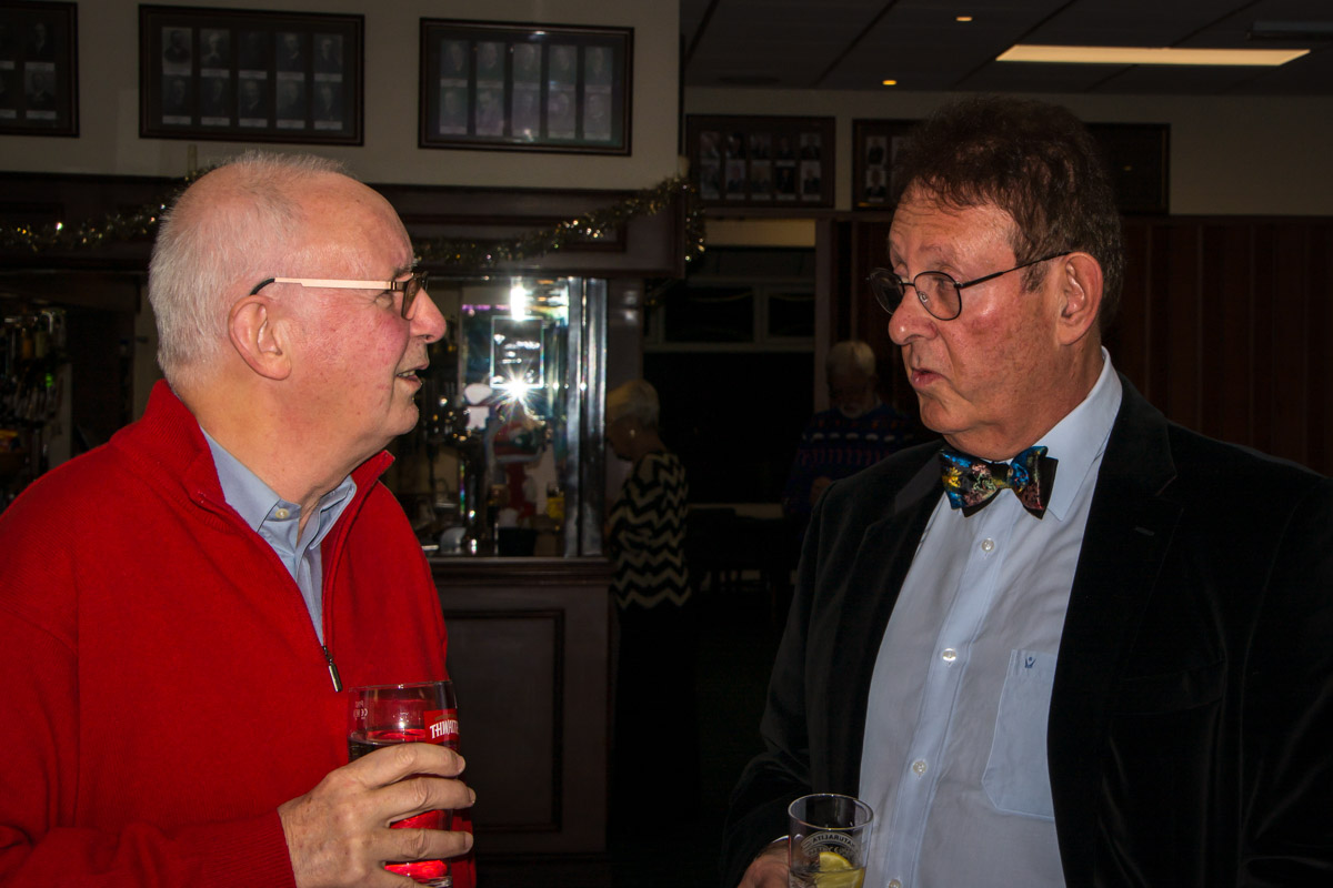 Members' Christmas Party - Bill and Harvey.