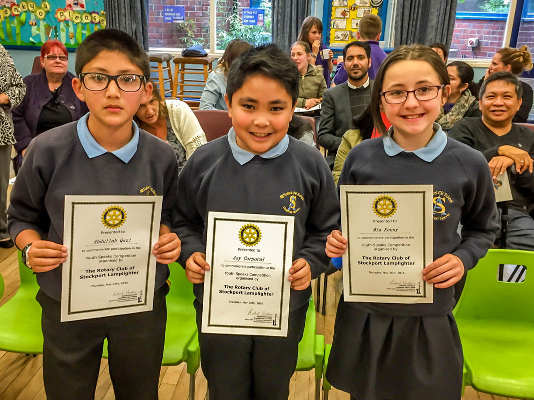 Youth Speaks Competition 2016 - All Saints School team.