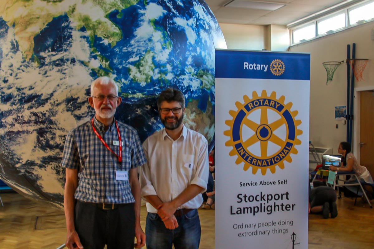 RocketWorld international learning project - Sam Harris with John Palmer.