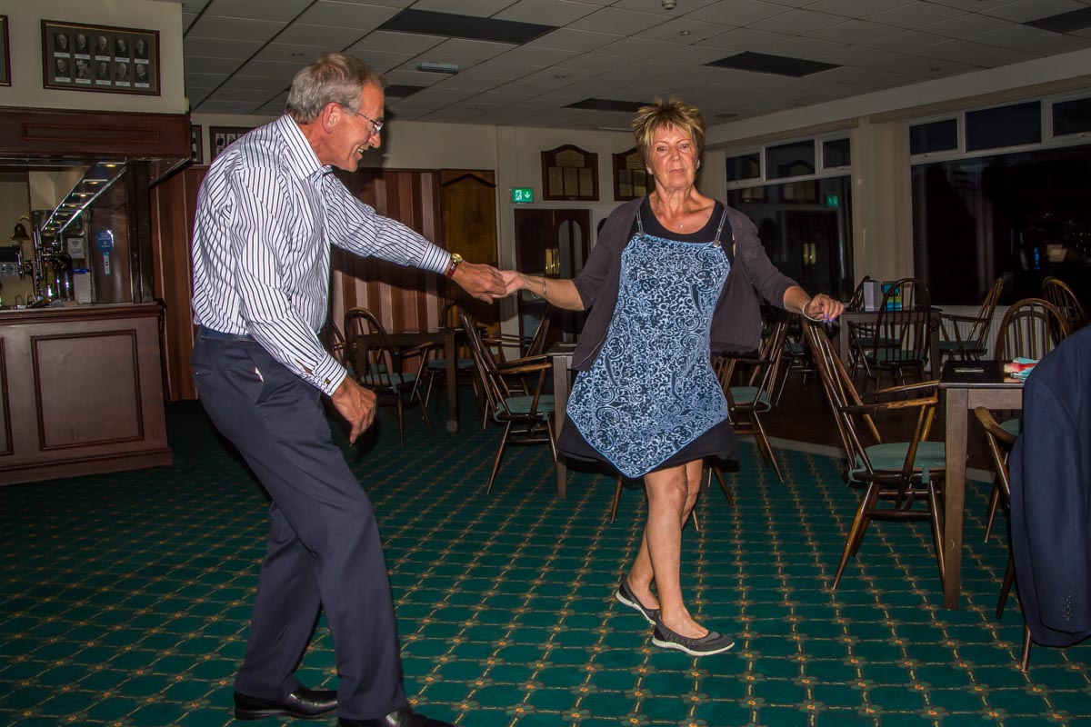 Speaker evening - Bill Jubb, talking about and playing some 50s music. Tony and Mary doing the Jive.