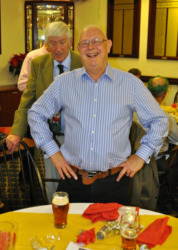Members Christmas meal - Great to see Ken at the Club. And Les too.