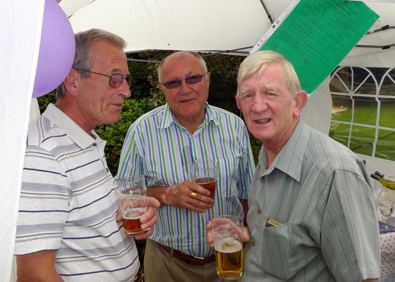 Summer Garden Party - Tony, David and Alan.