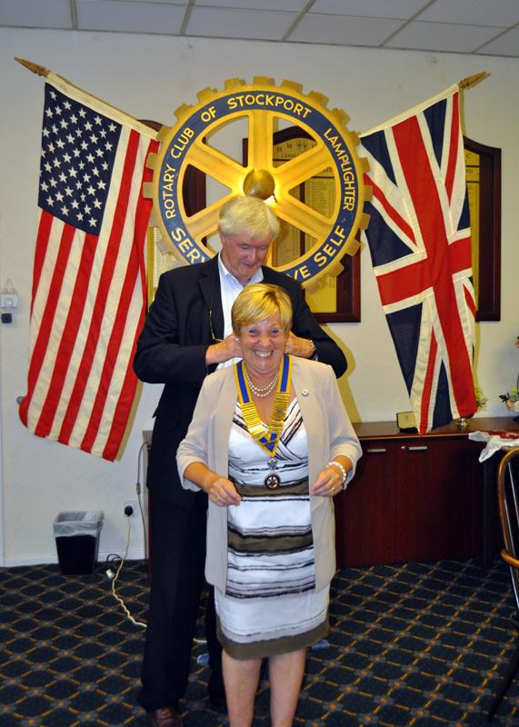 Club Assembly 2012 - The chain of office goes on.