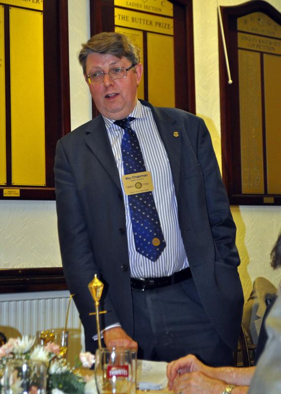 Club Assembly 2012 - District Governor's representative, Roy Chapman, tell us how good we are.