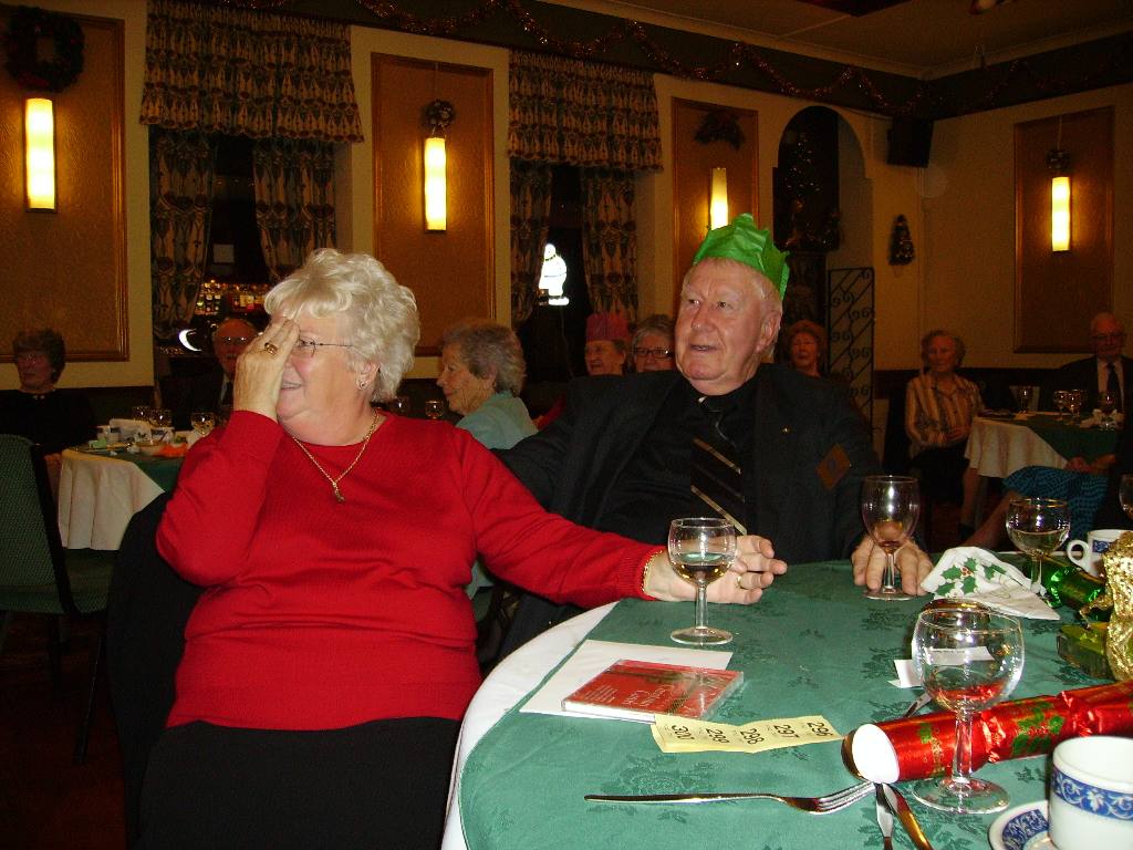 Christmas Party 2006 - Joan and Norman