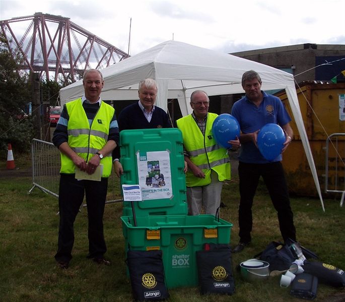 2010-11 - Rotary at the 2010 North Queensferry Boat Festival