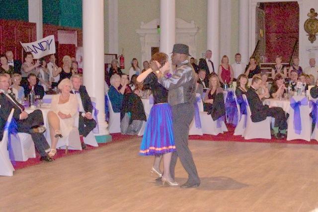 Strictly Come Rotary Dance Competition - Randolph Bishop and Barbara Croall dancing the Tango
