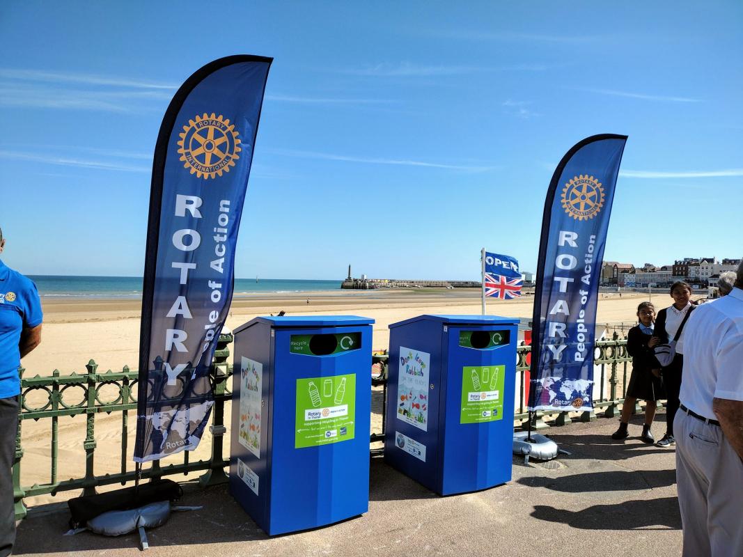 Rotary Clubs of Thanet Beach Recycling Collection - 