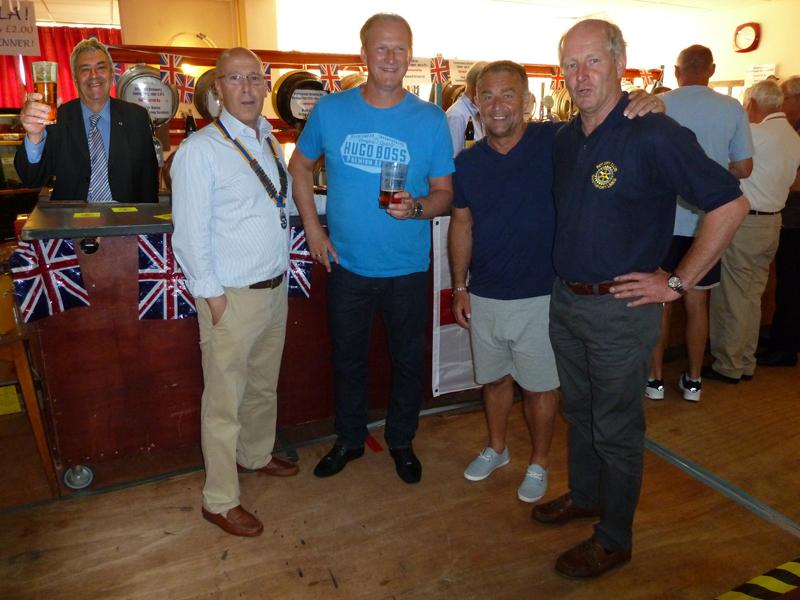 Tarleton Beer Festival 2015 - Roger Haydock makes an appearance