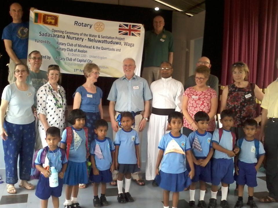 Continued help for Sri Lanka - David and Sheena being welcomed by the Orphans and staff