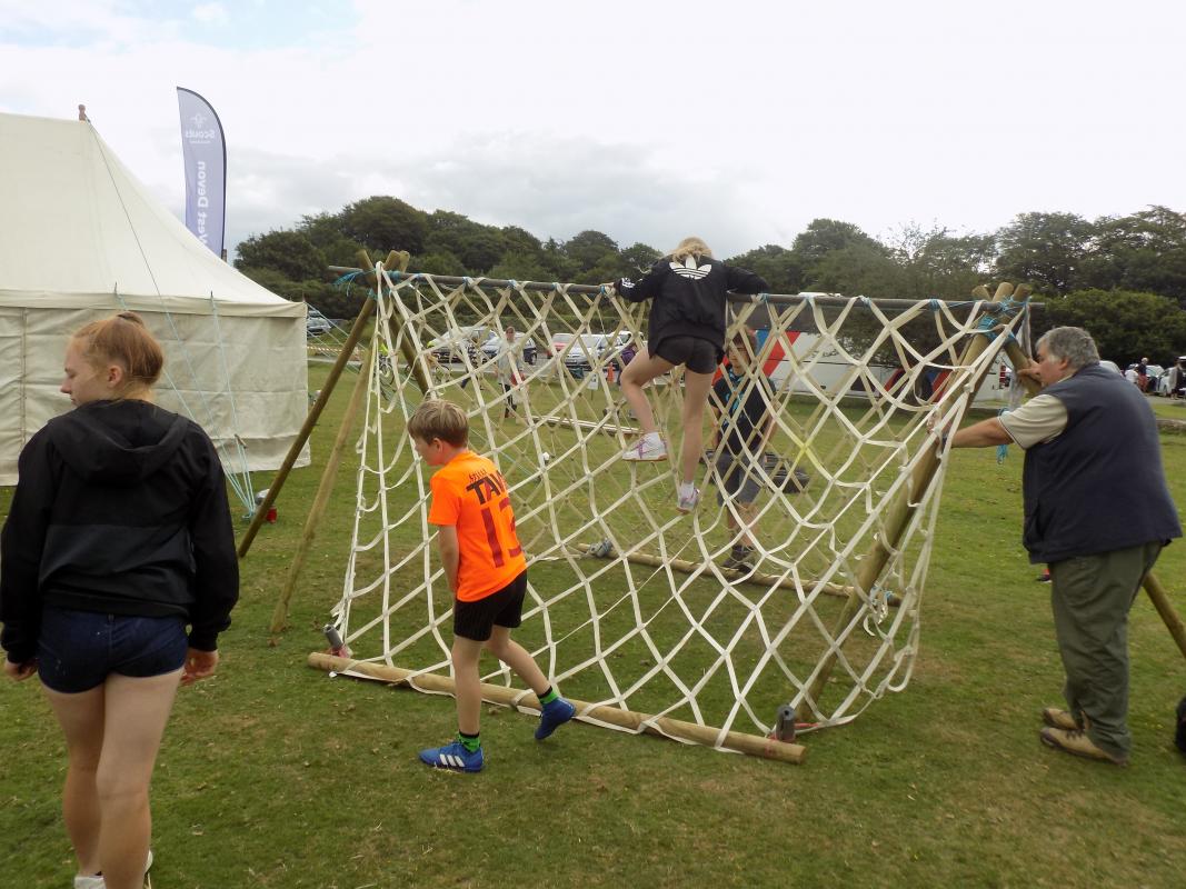 August Fun Day - Part of the Scout's Assault Course
