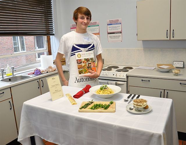 15 January 2011 - Jemma Wenman wins local heat of Rotary Young Chef Competition - Michael Hull who came 2nd.