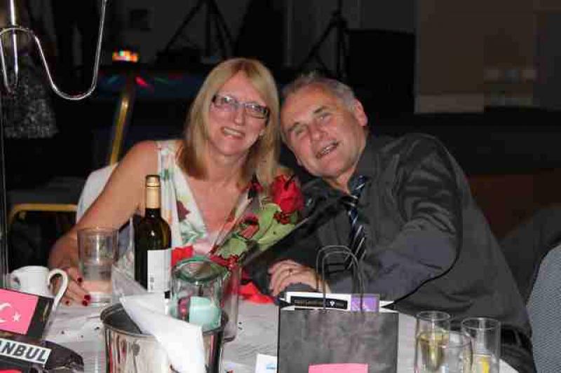 Ladies Night 2012 - Eddie Snape with Angela