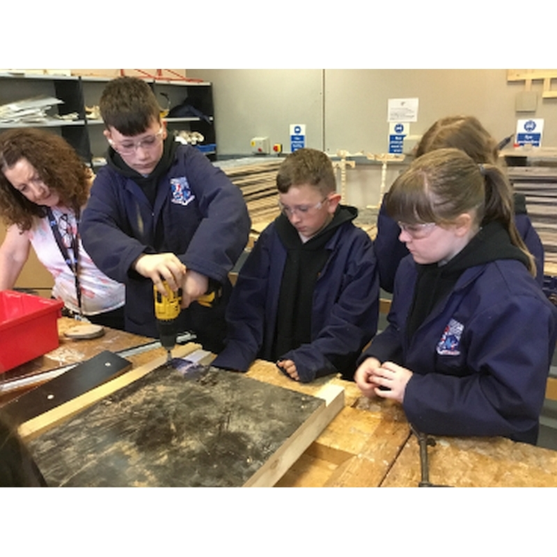 Quarryhill RotaKids Rewarded - Manufacturing planter units at Northfield Academy