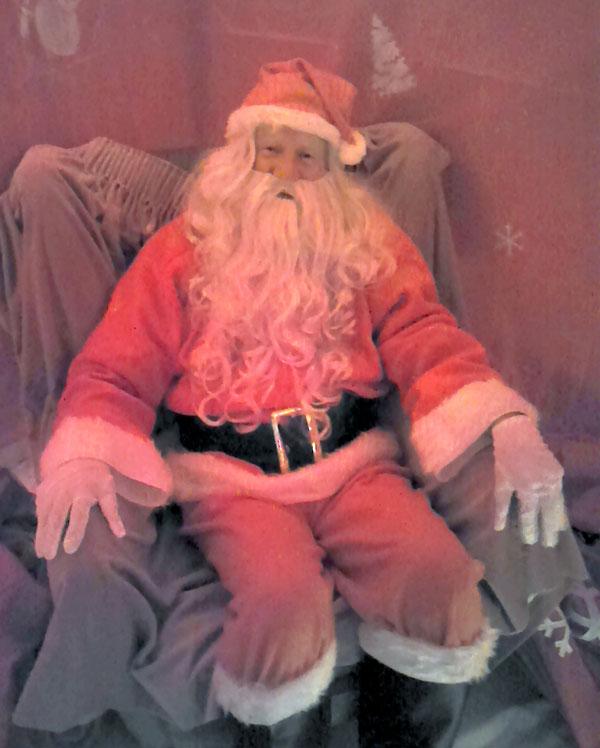Santa in Witham - Santa awaits a visitor to his grotto