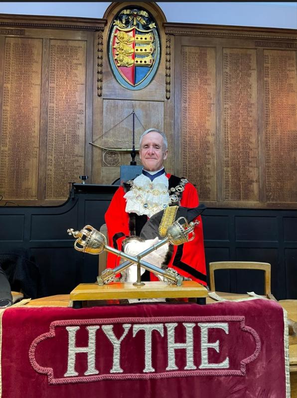 HYTHE ROTARIAN, JIM MARTIN, TO ATTEND THE CORONATION - 