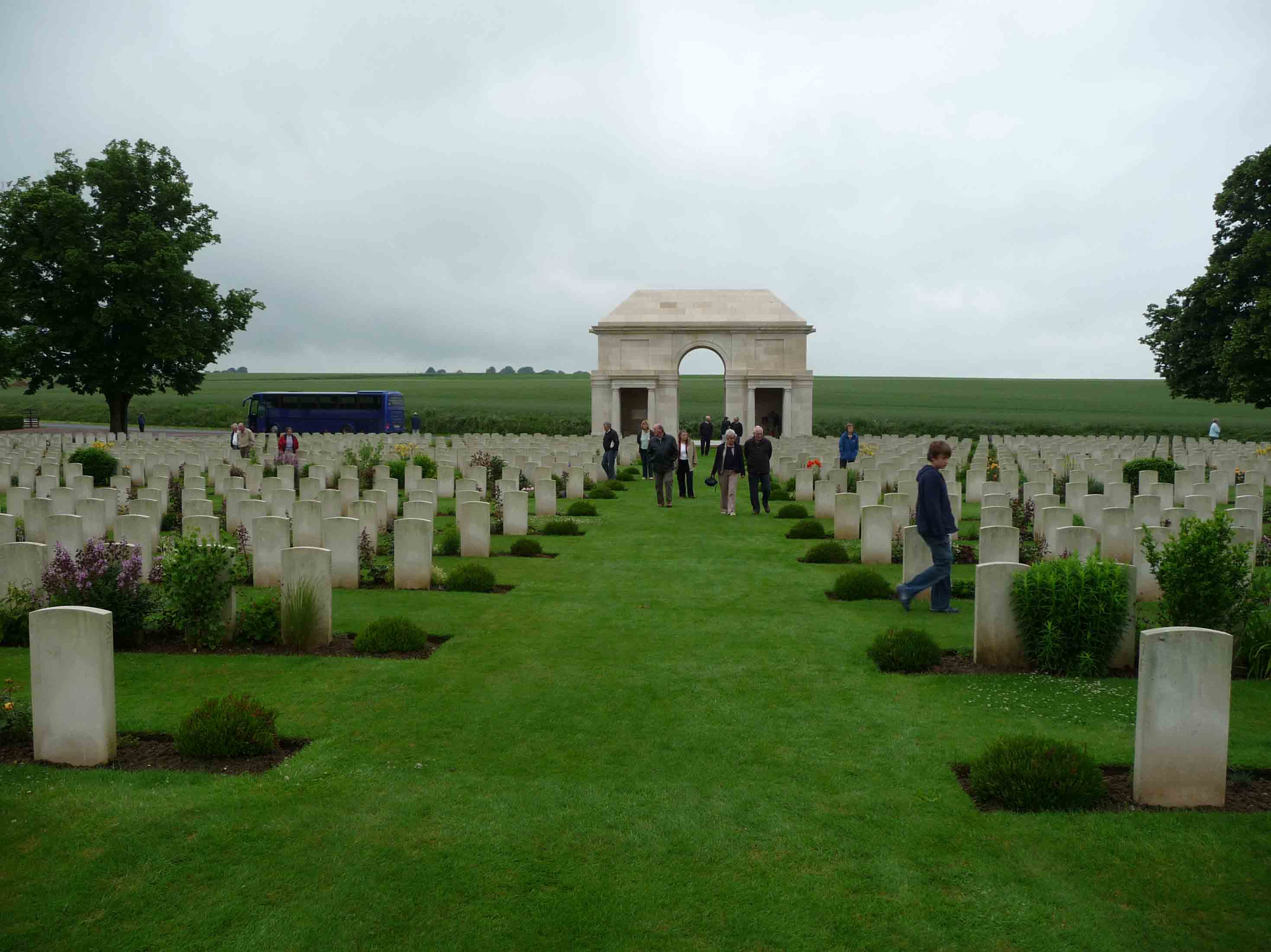 Somme & Ypres Trip 6th – 9th June 2008 -  Somme Cemetery