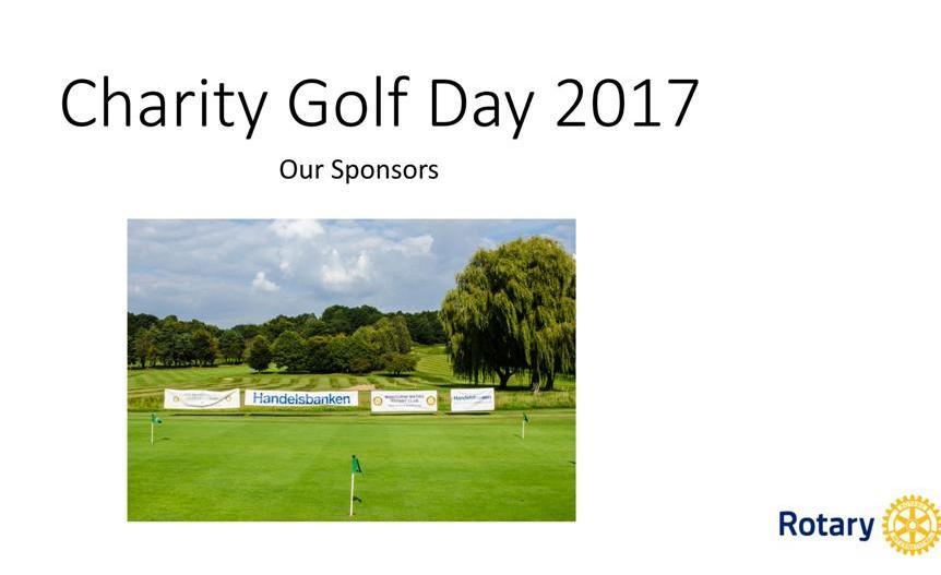 Charity Golf Day 2017 - 