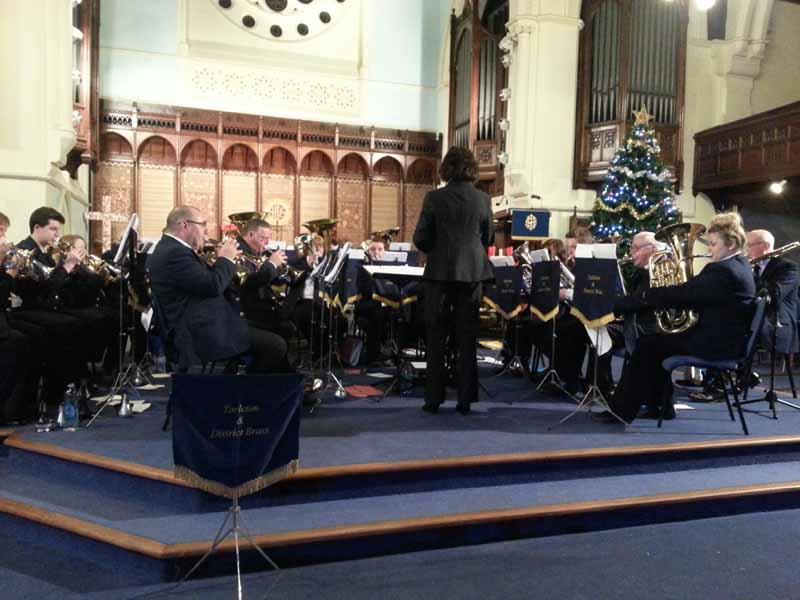 The Spirit Of Christmas - Tarleton Band in Full Swing