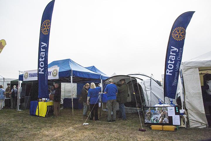 Rotary & ShelterBox at Thame Show - at Thame Show. Photo: Ross Dike