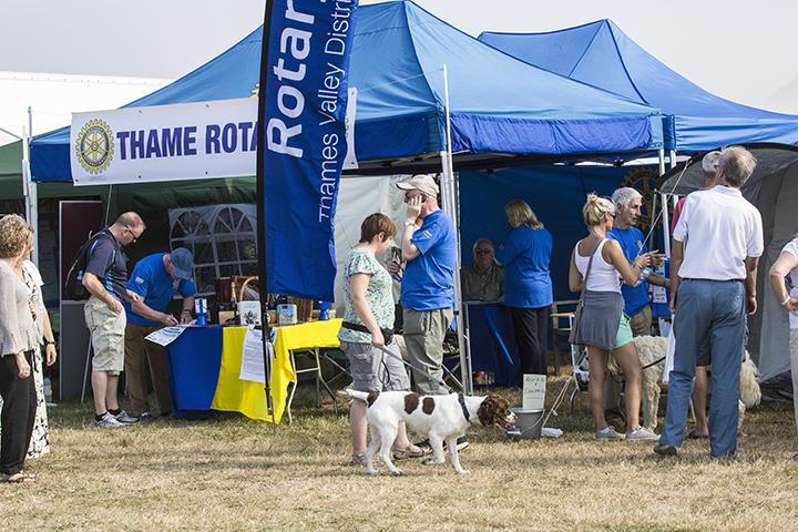 Rotary & ShelterBox at Thame Show - Photo: Ross Dike