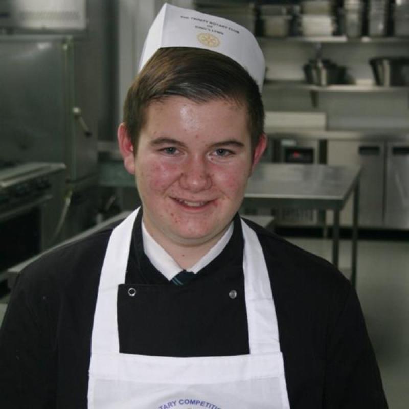 Rotary Young Chef - Tom Edwards from St Clement High School