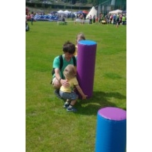 Junior Highland Games - Tossing the Caber 3