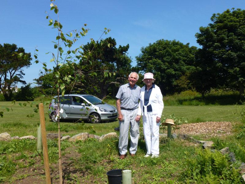 Delancey Garden Tree Planting (June 2014) - Keith & Beth