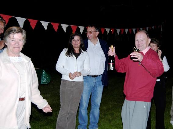 Fun & Frolics with Ferrets - Triumphant Terry with Vardells' Mike and Julie and wife Jackie