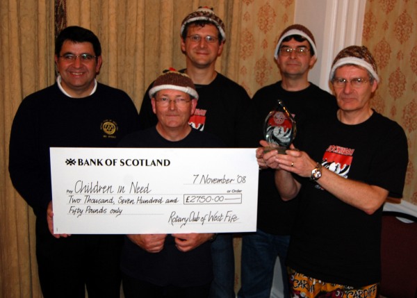2008 Ultimate Quiz - Winners:-  Cairneyhill Hash House Harriers