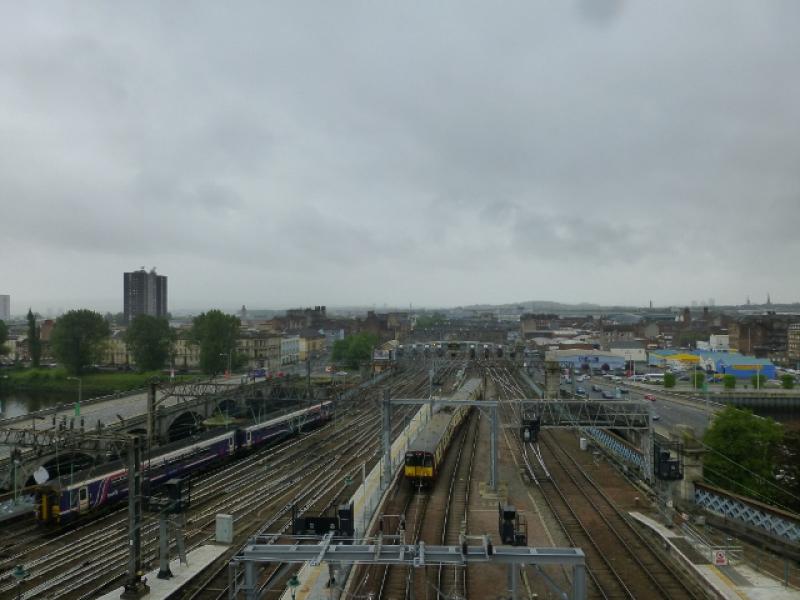 17th May 2014 - Visit to Central Station - View from the roof of Central Station - looking south of the Clyde