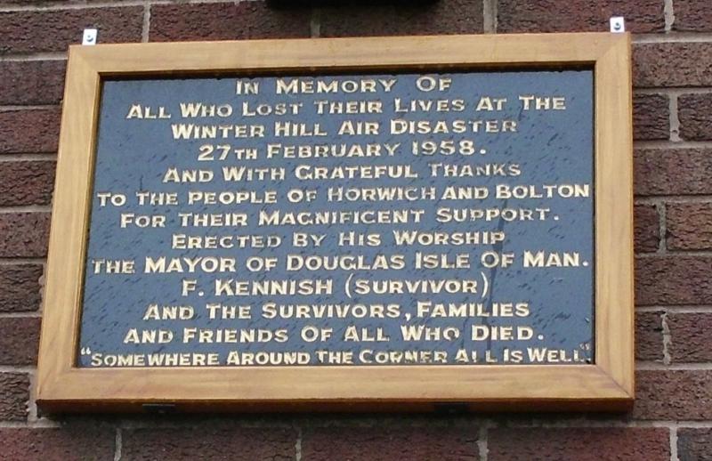 Visit to Horwich - Plaque on the wall of the Transmitter station in its new frame!