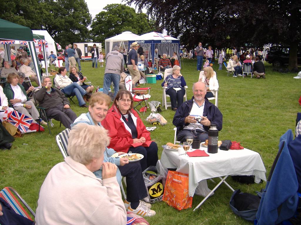 Brass & Beatles Concert - June 2006 - But then the rain stopped