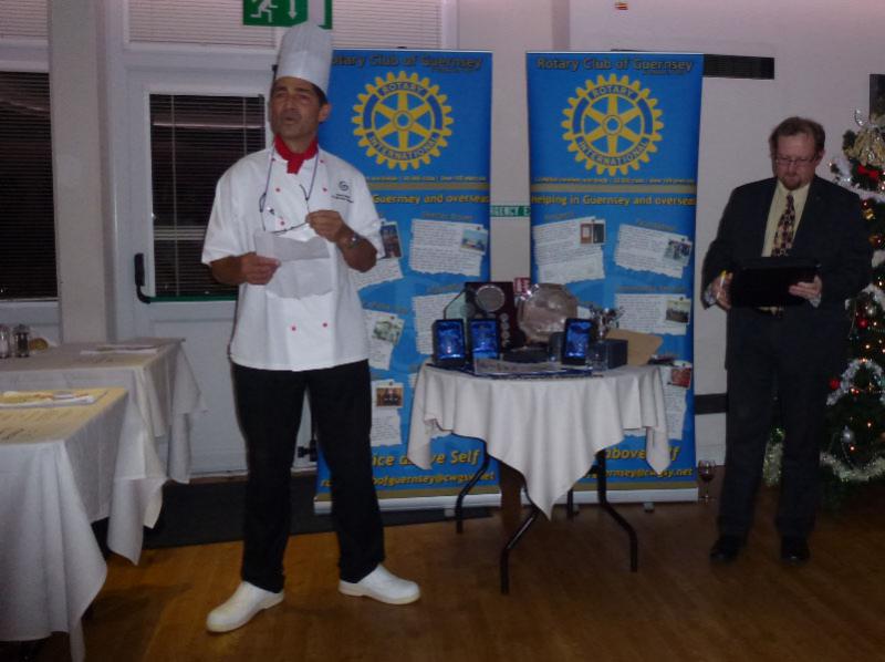 Rotary Young Chef 2013 (29 November 2013) - Steve Bacon welcoming the crowd