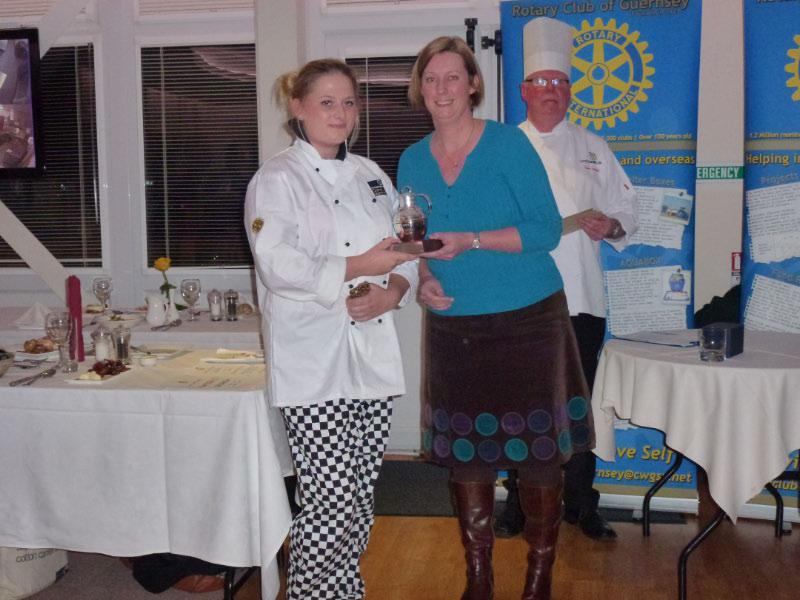 Rotary Young Chef 2013 (29 November 2013) - Winner of Co-Op trophy for best use of local produce - Alicia Borthwick