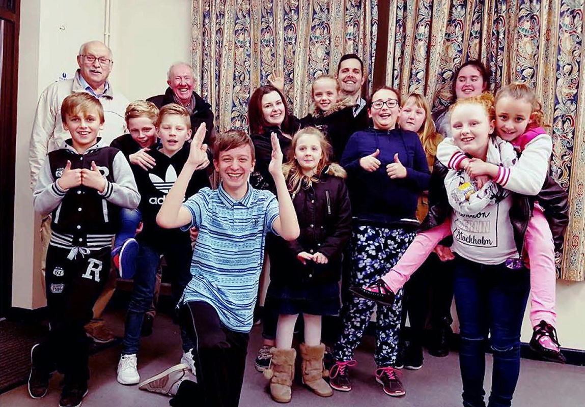  Youth Committee  - A pre-show party followed by a visit to Hayling Island Theatre was the Christmas treat put on by Havant Rotary for Young Carers.