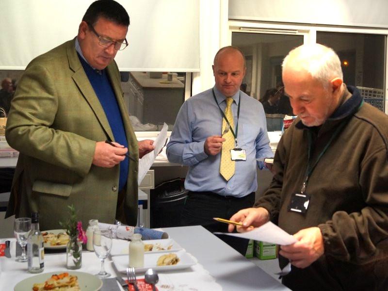 2015 Rotary Young Chef Competition - The Judges (from Brockwood, McClures and Millom Rotary) make their joint decision.