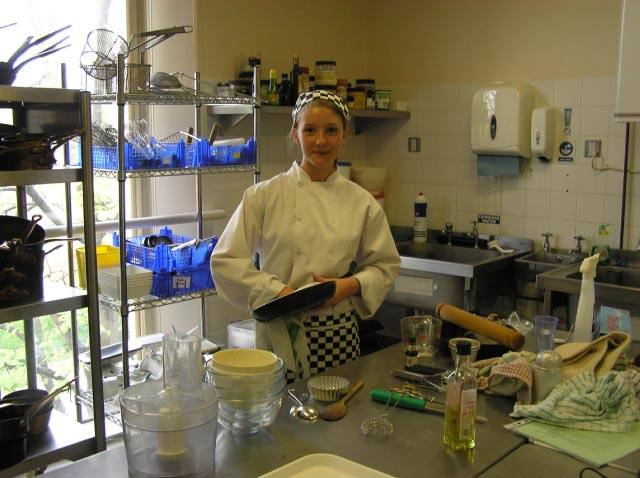 Rotary Young Chef Competition 2008 - Jess also from Comberton VC finished 5th in the Regional Finals 2008