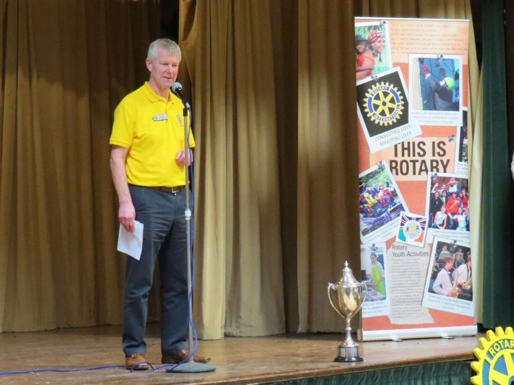 Junior Schools Youth Speaks Competition 2019 - David Gardner speaks about Rotary and Wiltshire Life Education