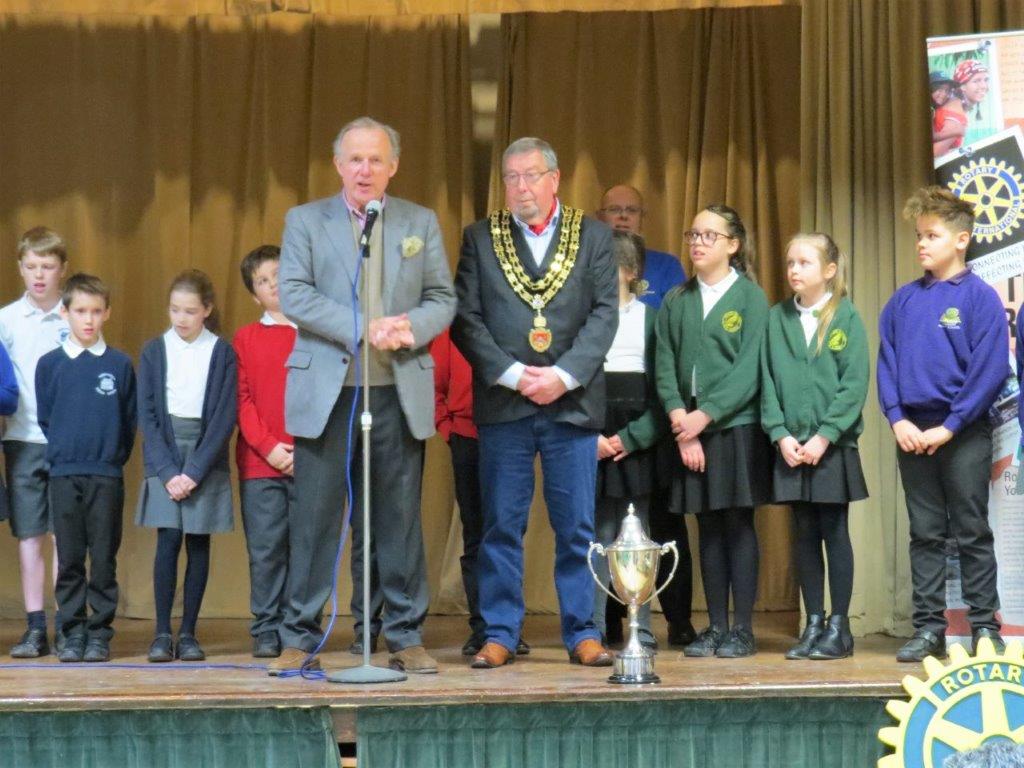 Junior Schools Youth Speaks Competition 2019 - Philip Porter congratulates all the participants and announces the winners
