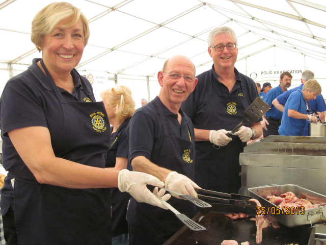  What we do in our Communities - Brue Valley club cook for 3 days to feed hungry cyclists at the Tour of Wessex cycle event