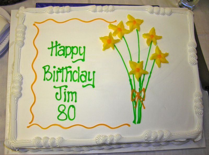 Jim's 80th birthday - 