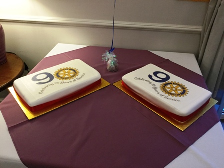 90th Charter Evening - 2017 - The Club's 90th birthday cakes